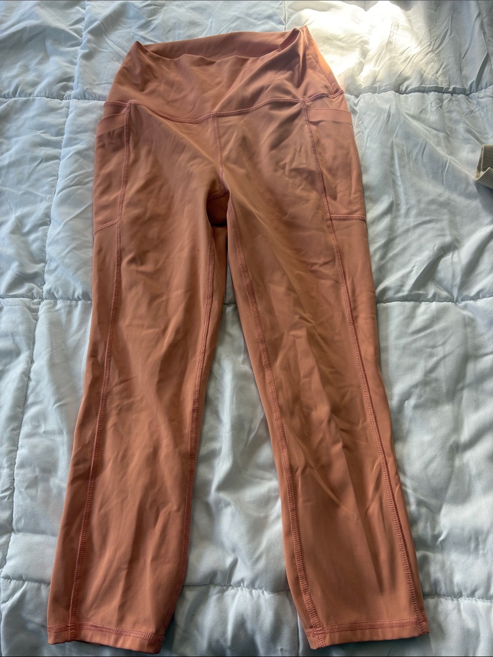 Women’s High-Waist Active Leggings pink crop